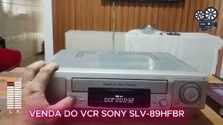 VENDA DO VÍDEO CASSETE SONY SLV-89HFBR + CONTROLE FUNCIONANDO #casadovintagepaulohefko