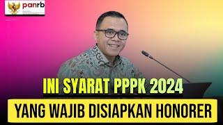 BREAKING NEWS..! INI SYARAT HONORER UNTUK IKUT PENGANGKATAN PPPK