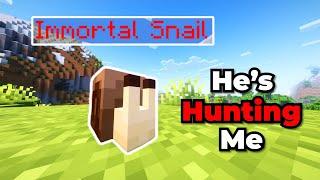 Minecraft But An Immortal Snail Is Hunting Me