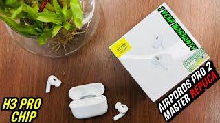 AirPods Pro 2 Master Clone *H3 Pro Chip* ~ 100% ANC, GPS , AND WIRELESS CHARGING |Unboxing & Review