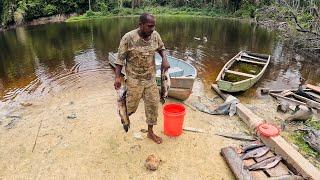HAIMARA - WOLF FISH #FISHING IN THE BERBICE BACKDAM