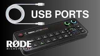 USB Ports Explained - RODECASTER VIDEO