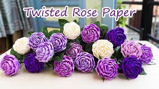 Twisted Rose Paper Flower / Handmade Gift Ideas / Góc nhỏ Handmade