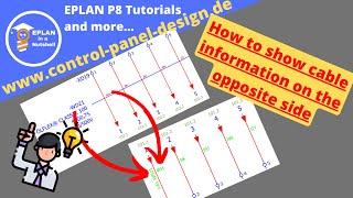 How to show cable information on the opposite side ↔ with Block Properties