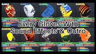 Every Gloves With Sound Effects & Outro In Roblox Boxing League (Outdated)