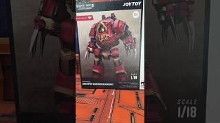 Review of JOYTOY Warhammer Horus Heresy Blood Angels Contemptor-Incaendius Dreadnought figure.