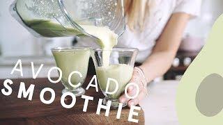 How to Make a 2-minute Avocado Smoothie | Nutrition Stripped