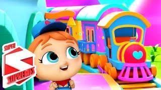 The Train Song - Fun Car Cartoon Videos And Nursery Rhyme for Kids