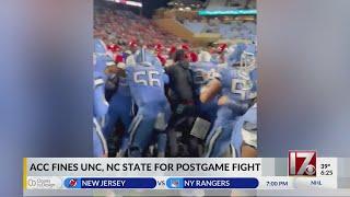 ACC fines UNC, NC State for postgame fight