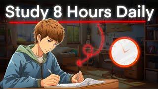 How to study 8 hours daily | How to force your brain to study hard