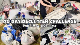 30 DAY DECLUTTER CHALLENGE 2023  DECLUTTERING 1000+ ITEMS! KONMARI DECLUTTER | MINIMALISM CHALLENGE