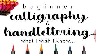 How To: Handlettering and Calligraphy for Beginners Tutorial 2021 | How To Handletter Best Tips