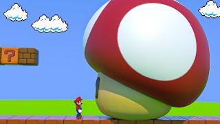 Mario eats a Giant Mushroom and then this happened