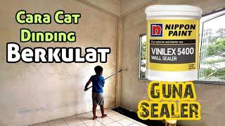 CARA CAT DINDING BERKULAT MENGGUNAKAN WALL SEALER #NIPPONPAINT #MENGECATBILIK