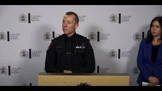 Media availability - Calgary police officer charged with breach of trust