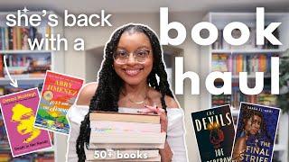 massive book haul (50+ new books) 