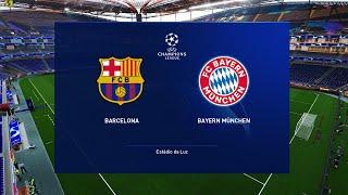 Bayern vs Barcelona | #ChampionsLeague Quarter Finals 2019-2020 | PES 2020 PC