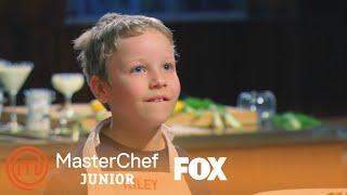 Riley Is The Youngest Competitor | Season 3 Ep. 3 | MASTERCHEF JUNIOR