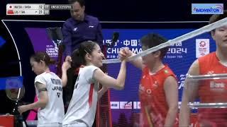 Nami Matsuyama/Chiharu Shida (JPN) vs Liu Sheng Shu/Tan Niing (CHN) | SF Li Ning China Masters 2024