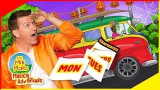 Halloween Days Of The Week | Educational Kids Songs and Nursery Rhymes | The Mik Maks