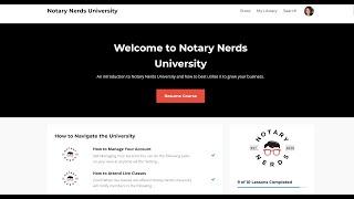 Notary Nerds University - New Look!!