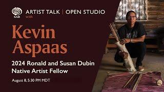 Artist Talk by SAR's 2024 Ronald & Susan Dubin Native Artist Fellow, Kevin Aspaas