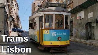  Trams in Lisbon - Elétricos de Lisboa (2021) (4K)