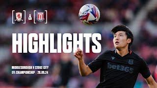 Potters defeated at the Riverside | Middlesbrough 2-0 Stoke City | Highlights