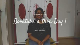 Booktube-a-thon Day 1: Book Monster!