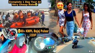 80+ Mileage  Yea Kaisa Hua Bajaj Pulsar 220F | Kolkata to Digha  1Day Tour Very Cheap Rate‍️