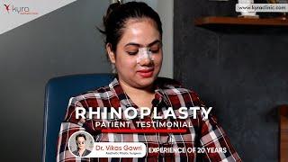 Rhinoplasty Patient Testimonial Review Punjab, Ludhiana | Dr Vikas Gawri