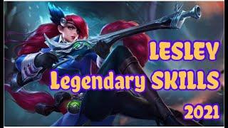 10 KILLS - LEGENDARY LESLEY + SAVAGE SKILLS LAYLA - MOBILE LEGENDS 