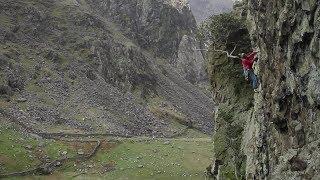 Nick Bullock climbs King Wad (E5) on BMC International Meet