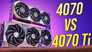 RTX 4070 vs RTX 4070 Ti - Is Ti Worth $200? 25 Game Comparison