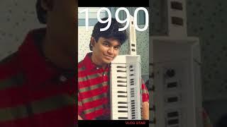 A.R Rahman over the years 1970-2024 evolution #shorts