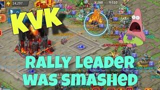Lords Mobile - Burned rally leader! Best fort trap! Solo trap resque. KVK action