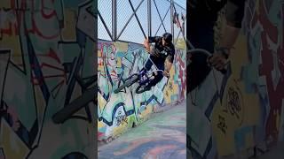 Clean 180 ￼And Wall RideChallenge AcceptedAkram Bmx Rider #shorts #bmx