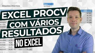 Excel PROCV com Vários Resultados - Como Retornar Todas as Células Procv