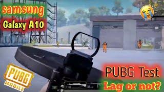 Samsung Galaxy A10 PUBG Mobile gameplay test||Lag or not?||heating issue?||let's check it out||