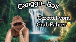 Gerettet durch den Uber Fahrer,  meine Wanderung zum Canggu Wasserfall- Bali Vlog 8