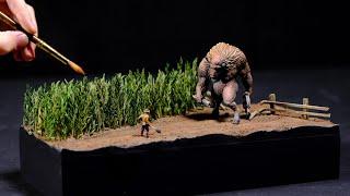 How to Protect Your Corn from a Bison Monster | Diorama