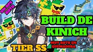 MUY ROTO PARA QUEMADURA  La mejor build de KINICH GENSHIN IMPACT ( Actualización 5.0) #kinich