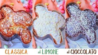 COLOMBA DI PASQUA Casalinga - Ricetta Veloce di Benedetta in 3 Versioni - Mandorle Limone Cioccolato