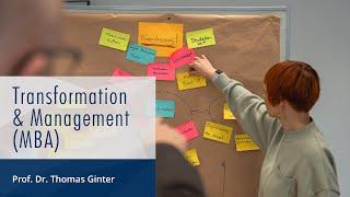 Vorstellung des MBA Transformation & Management an der HfWU