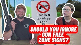 Should You Ignore Gun Free Zone Signs?