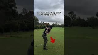 Shallow your club like the pros!  #golf