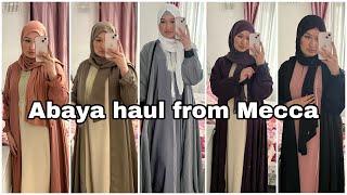 Abaya haul I got from Mecca 