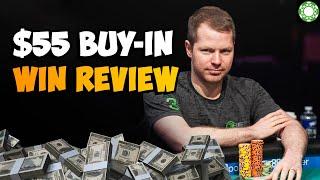 $55 Tournament Win Review - A Little Coffee with Jonathan Little