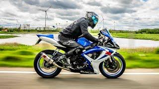 SUZUKI GSX-R600 DOMINATOR EXHAUST SOUND / FLY BY'S / REVS