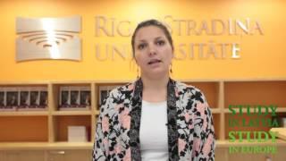 Study in Latvia, Study in Riga Stradins University